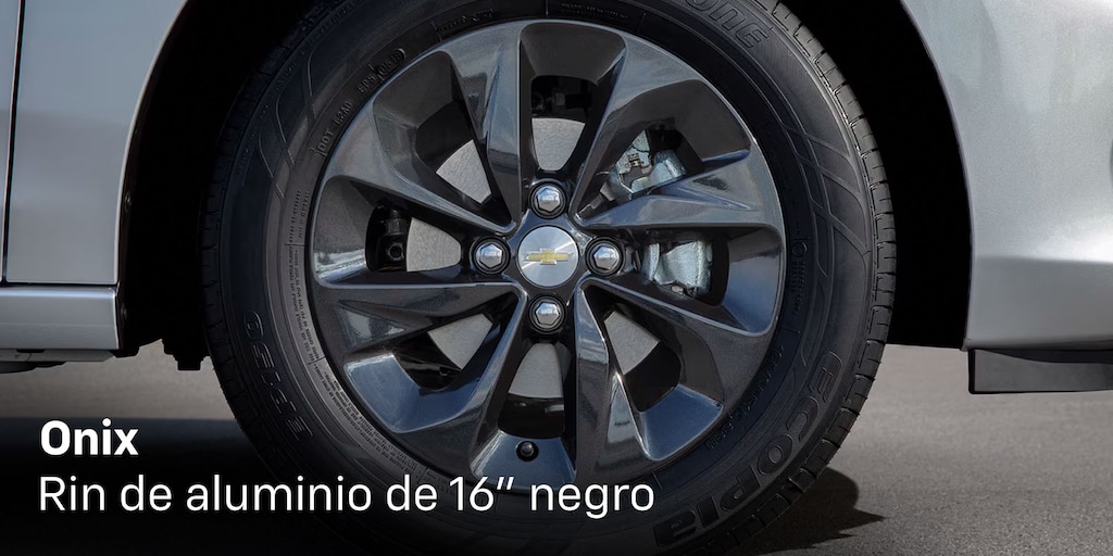 Accesorios Originales Chevrolet® Onix Rin de aluminio de 16" Negro